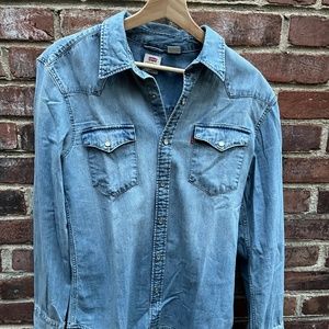 Levi's Slim BARSTOW WESTERN DENIM SHIRT - M
